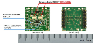 东芝推出30V N沟道共漏极MOSFET，适用于带有USB的设备以及电池组保护